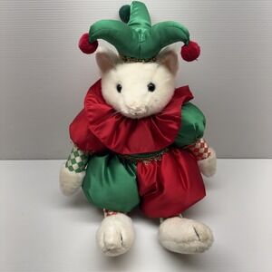 Vintage Dakin Antique Collection Kitty Clown Jester Plush 18 Inch